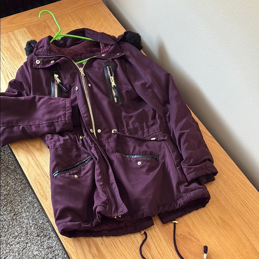 Purple warm Jacket